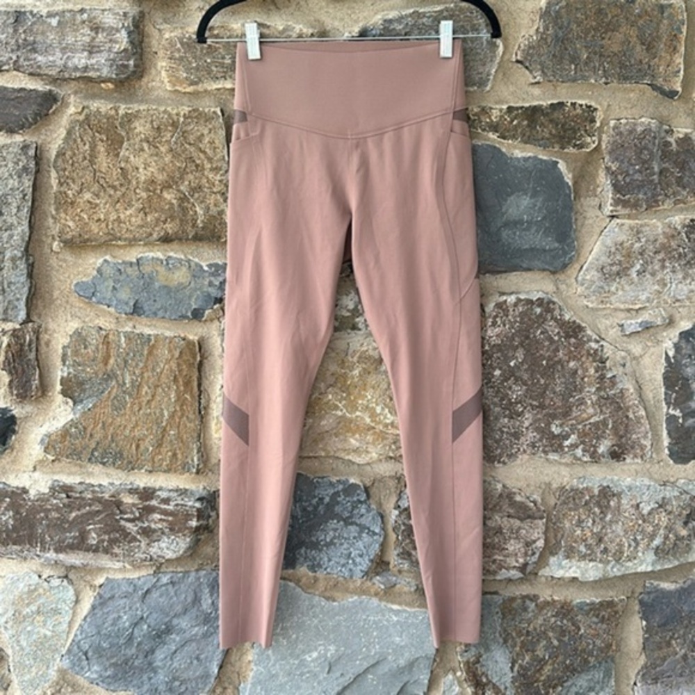 Unbranded Bonded Seamless Contouring Leggings in Nude Tan Size 6-8